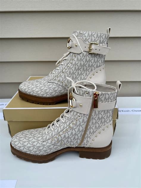 michael kors shoes mk rose vanilla|Michael Kors boots.